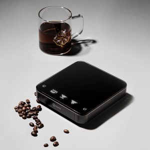 Hero Coffee scale-Black, with Silicone pad